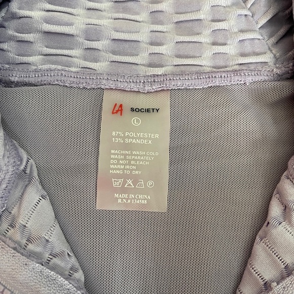 Society Lavender Textured Jacket - Picture 2 of 9